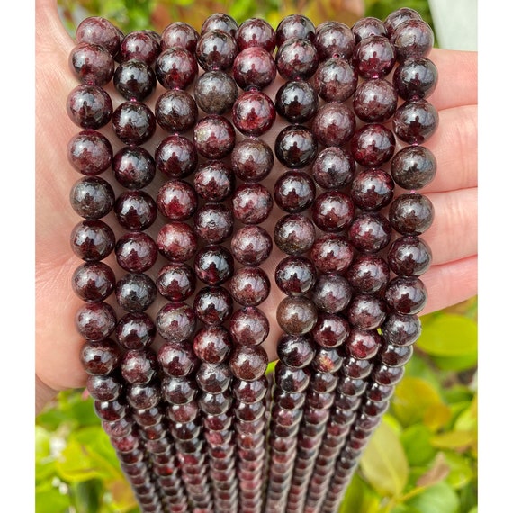 Pietra Preziosa Rondelle Sfaccettata Granato Rosso Naturale 2x4 - Foto 10