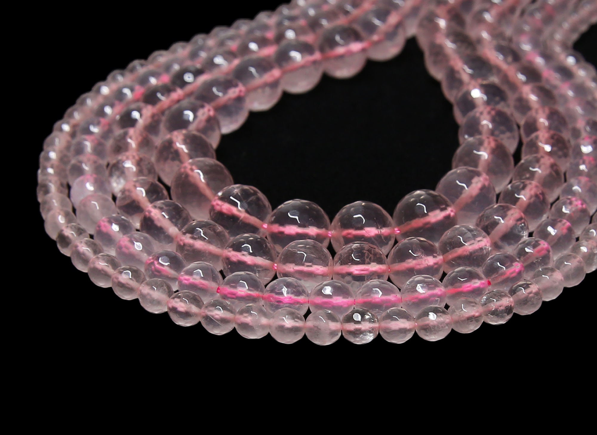 rose quartz beads rose quartz beads