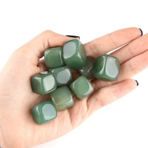 5 Pieces Natural Green Aventurine Tumble Stone Premium Quality A Grade Crystals