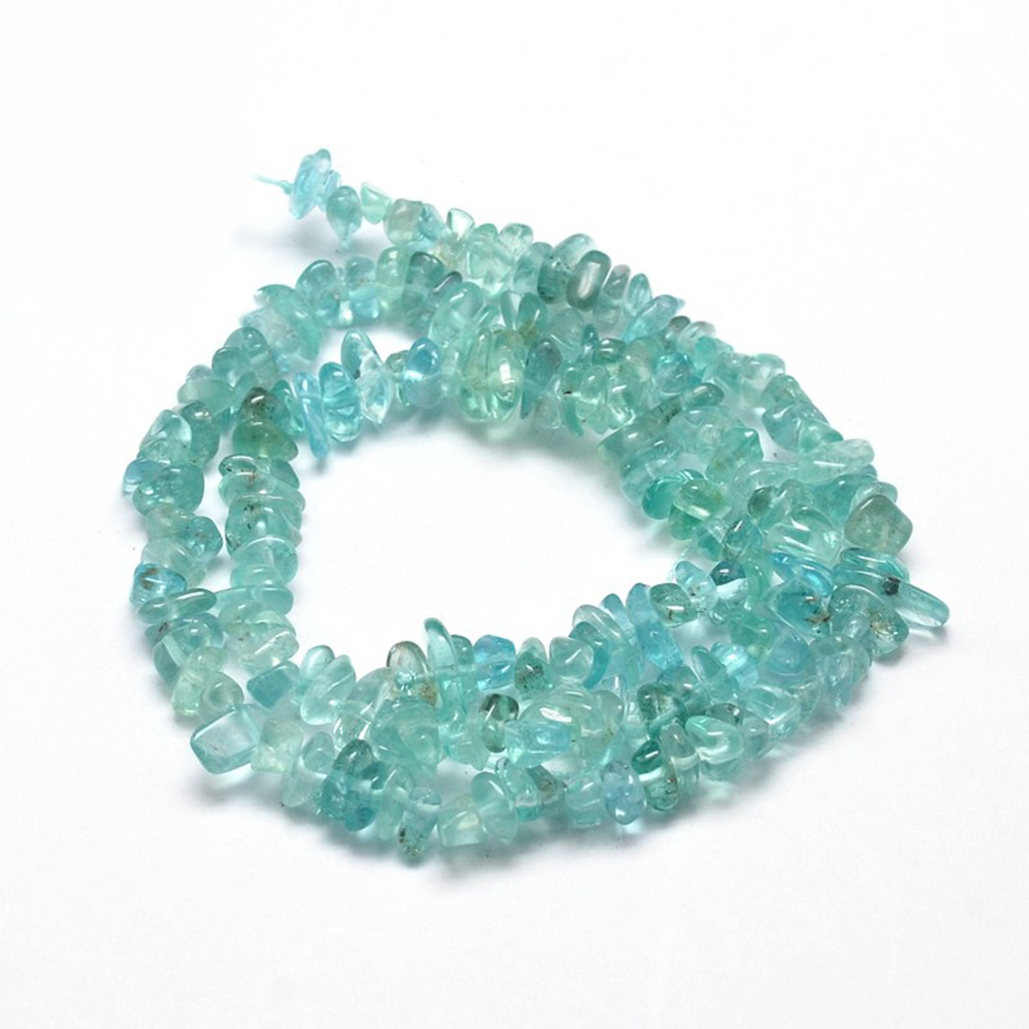 Apatite Chips Beads | Grade A | Natural Gemstone Loose Beads | Sold by ...