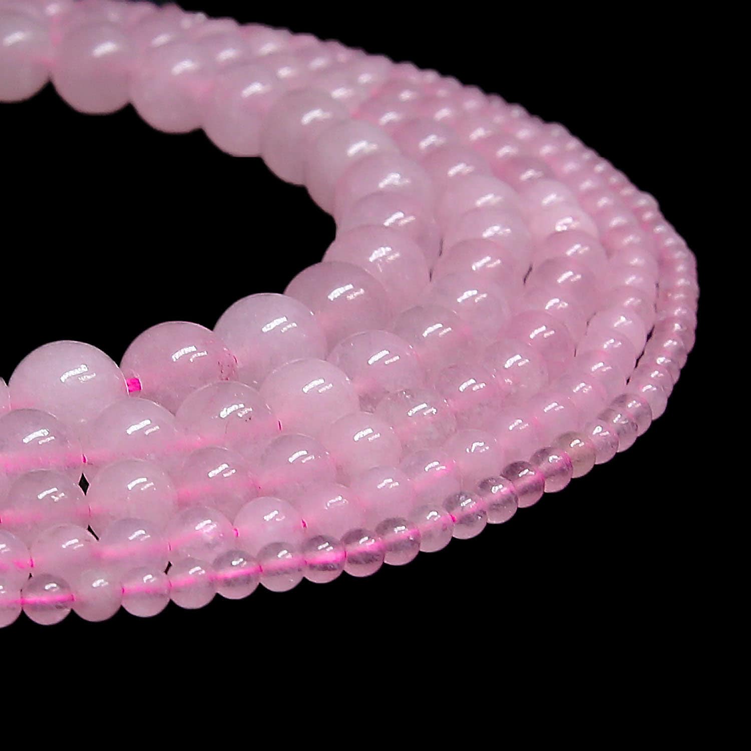 6mm rose quartz heart beads 6mm rose quartz heart beads