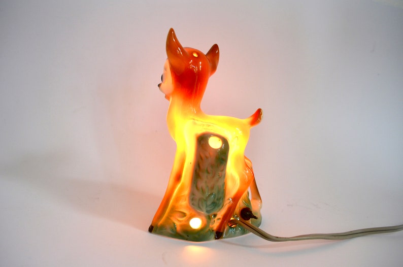 Lampe Vintage Bambi Chambre DisneyDe Parfum Nuit Goebel En Porcelaine À Bébé CtQrshd