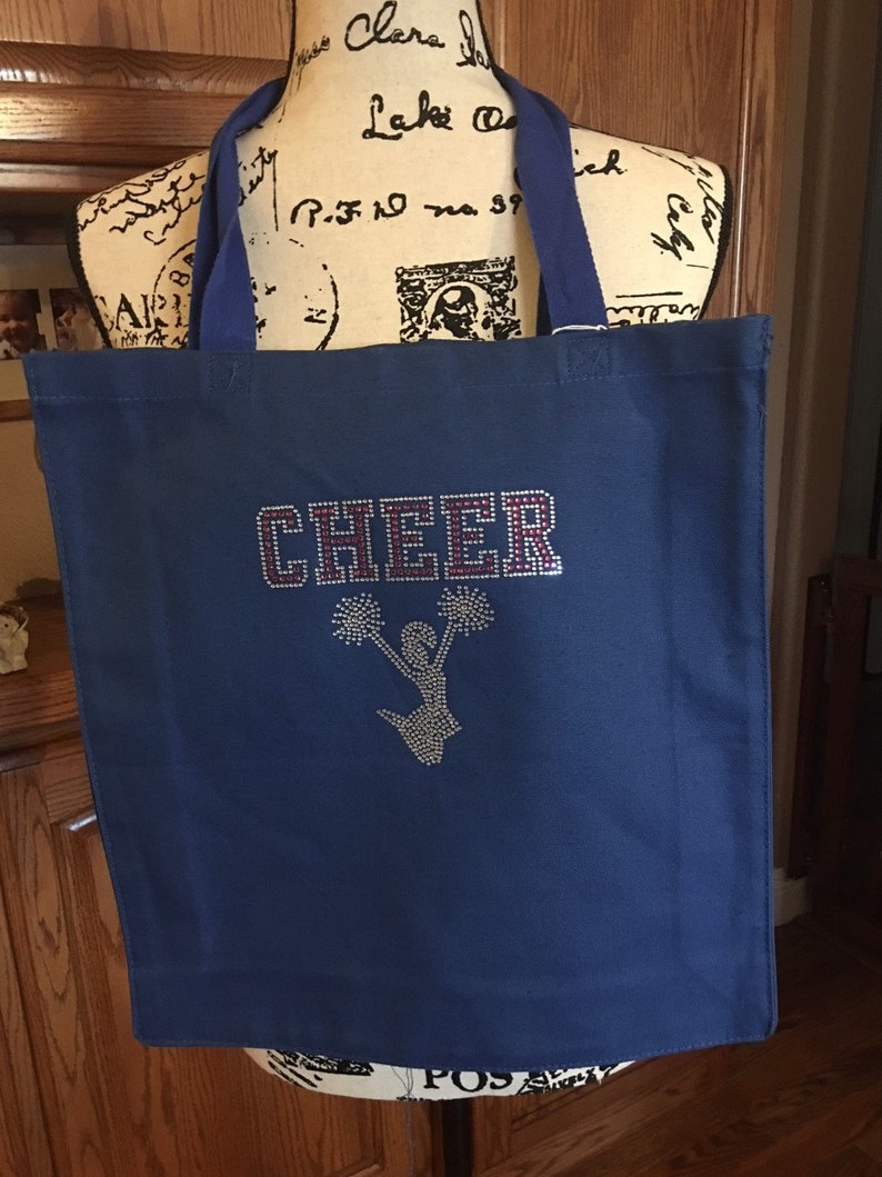Pretty Bling Cheer Tote Bag