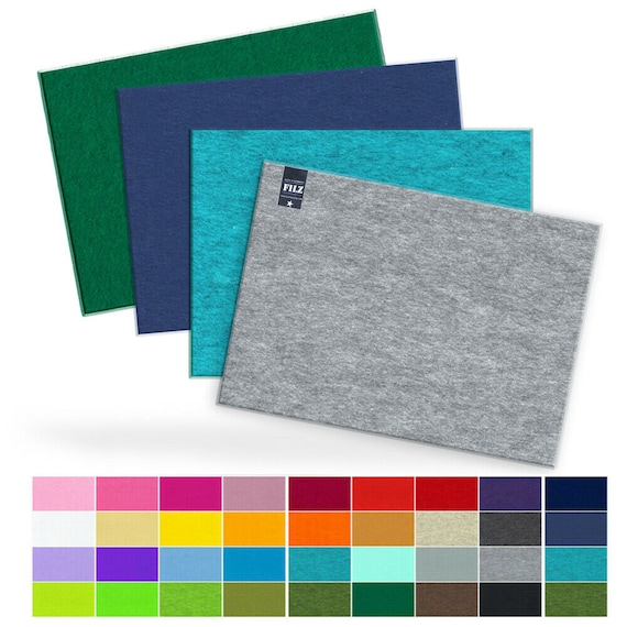 Filz Tischunterlage Tischset / Platzset Platzmatte Untersetzer 50 X 37,5 Cm // 75 X 50 Cm - Vegan & Waschbar