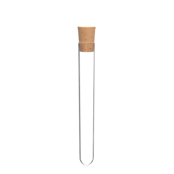 OLYCRAFT 15 Glas-Reagenzgläser 10 Ml Mit Korken – Flacher Boden, Vielseitig Für Aufbewahrung & Experimente