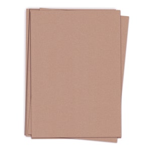 Kraftpapier / Kraftkarton / Recycling Natur Papier DIN A4 - braun 300g - Bastelkarton