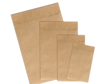 10 Geschenktüten / Papiertüten / Tüten -  Papier - Kraftpapier - Braun