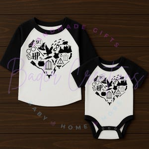 Magical Wizard-Inspired Shirt or Onesie – Baseball Style Tee for Babies & Kids