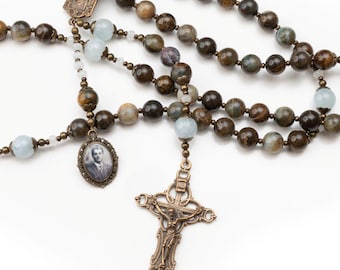 Saint Pier Giorgio Frassati Rosary, Patron Saint of Athletes, Verso L'Alto ~ To the Heights