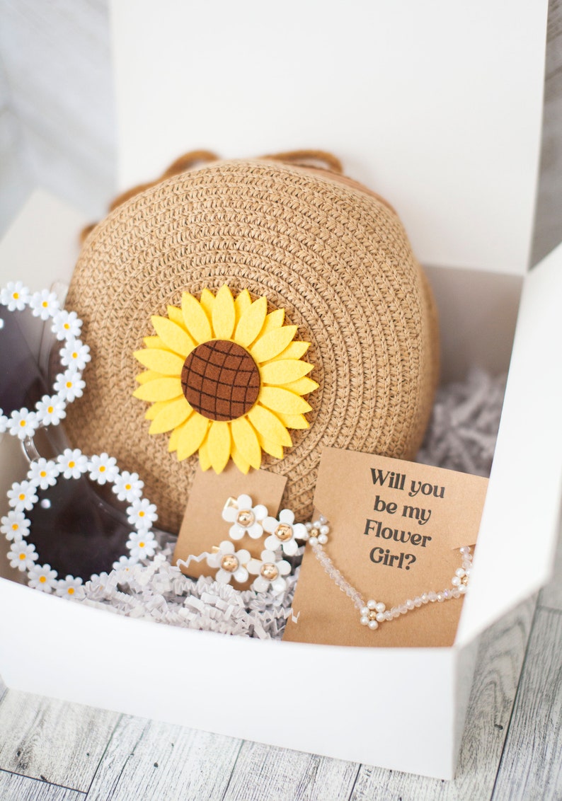 Flower Girl Proposal Box Flower Girl Gift Flower Girl Gift Etsy