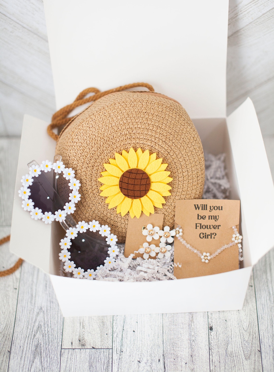 Flower Girl Proposal Box Flower Girl Gift Flower Girl Gift Box