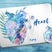 Watercolor heart clipart, anatomy heart clip art, love clip art, heart clipart, romantic clip art, blue, floral clipart, pride clip art