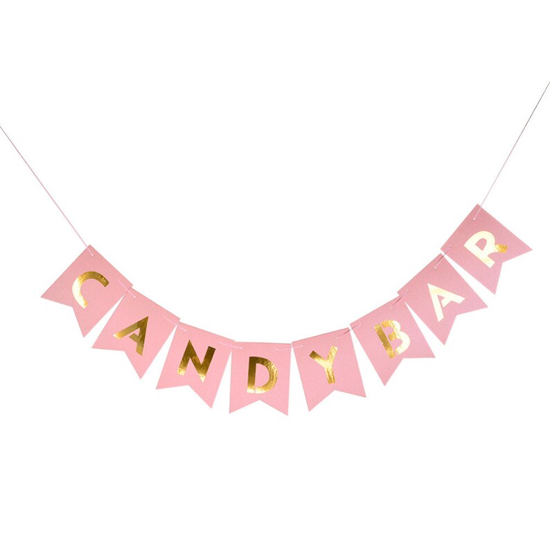 Candy Bar Banner Candy Buffet Banner 画像 1