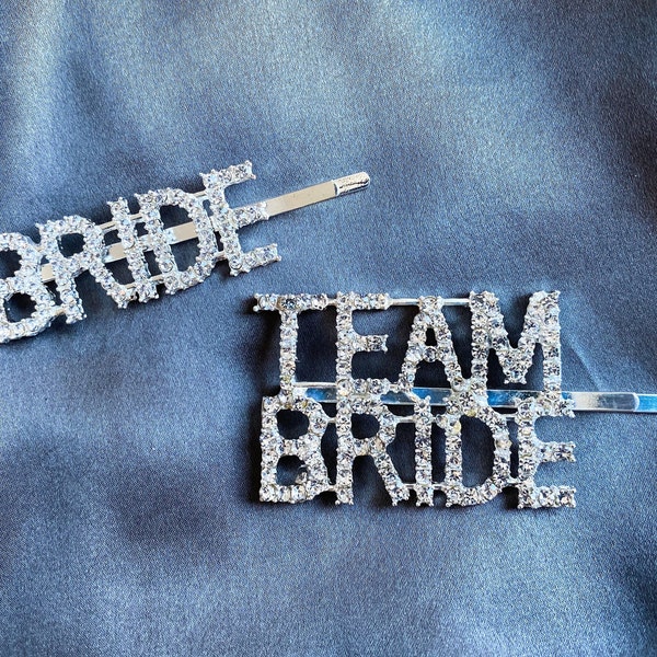 Bride Hair Clip or Team Bride Hair Clip for Bachelorette Party