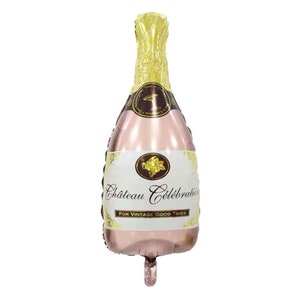 Rose Gold Champagne Balloon | Bachelorette Party, Engagement Party, Champagne Birthday Party