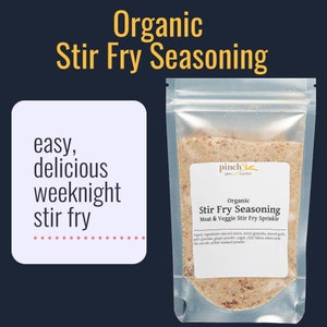 Organic Stir Fry Seasoning | For Easy & Tasty Weeknight Stir Fry