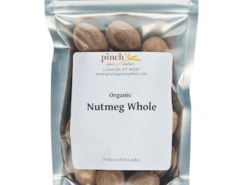 Organic Whole Nutmegs