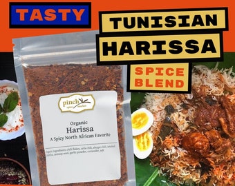 Organic Harissa: Tunisian Seasoning with Chili Peppers