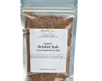 Organic Brisket Rub: Texas-Inspired Dry Mix
