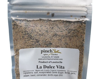 Organic Sweet & Spicy Italian Seasoning: La Dulce Vita (Everything but the Italian Sausage Spice)