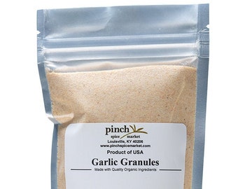 Organic Garlic Granules from Certified Farms in California, USA