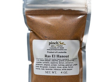 Organic Ras El Hanout Spice | Authentic Moroccan Seasoning of 26 Spices