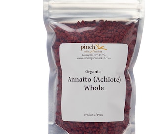Organic Whole Annatto Seed (Achiote Seed)