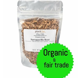Organic Sarsaparilla Root