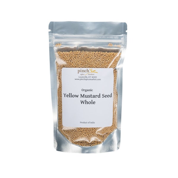 Organic Whole Yellow Mustard Seeds