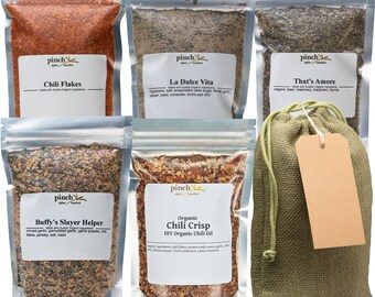 Pizza Lover’s Organic Italian Spices Gift Bag | Perfect Foodie Gift