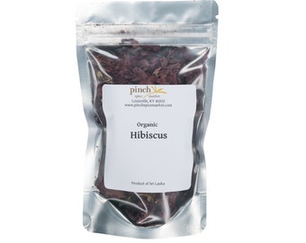Organic Hibiscus Tea Flowers (Whole)