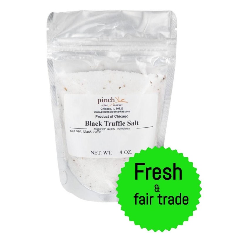Black Truffle Salt Etsy