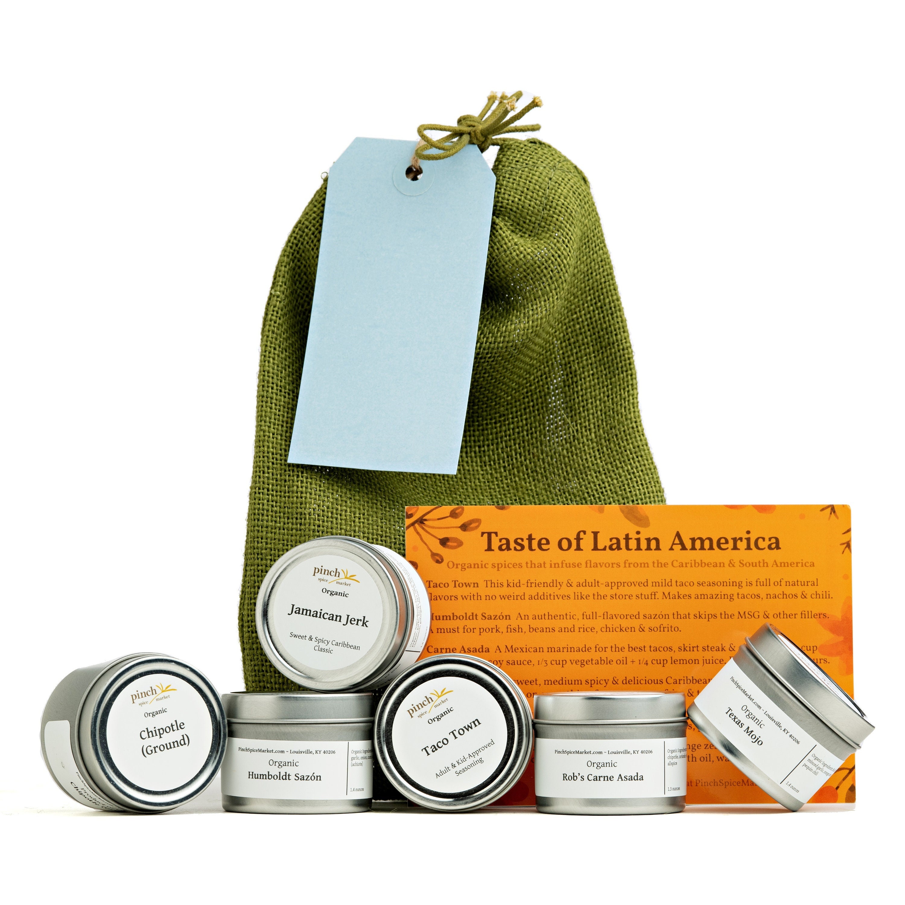 Taste of Latin America Organic Spice Gift Bag for People Who - Etsy