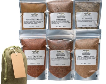 Organic Spice Bundle for Chicken & Wings (6-Pack Gourmet Gift of Poultry Seasoning)