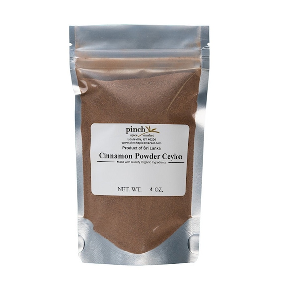 Organic Ceylon Cinnamon Powder (aka True Cinnamon) Alba (Highest) Grade Quality