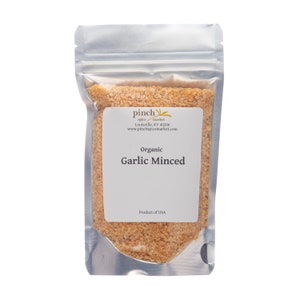 Organic Minced Garlic (Grown in California, USA)