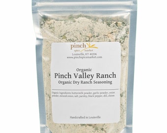 Organic Dry Ranch Mix with Buttermilk: Pinch Valley Ranch