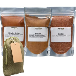 Heat Lover&#39;s Organic Spice Bundle | Gift for People Who Like it Spicy!