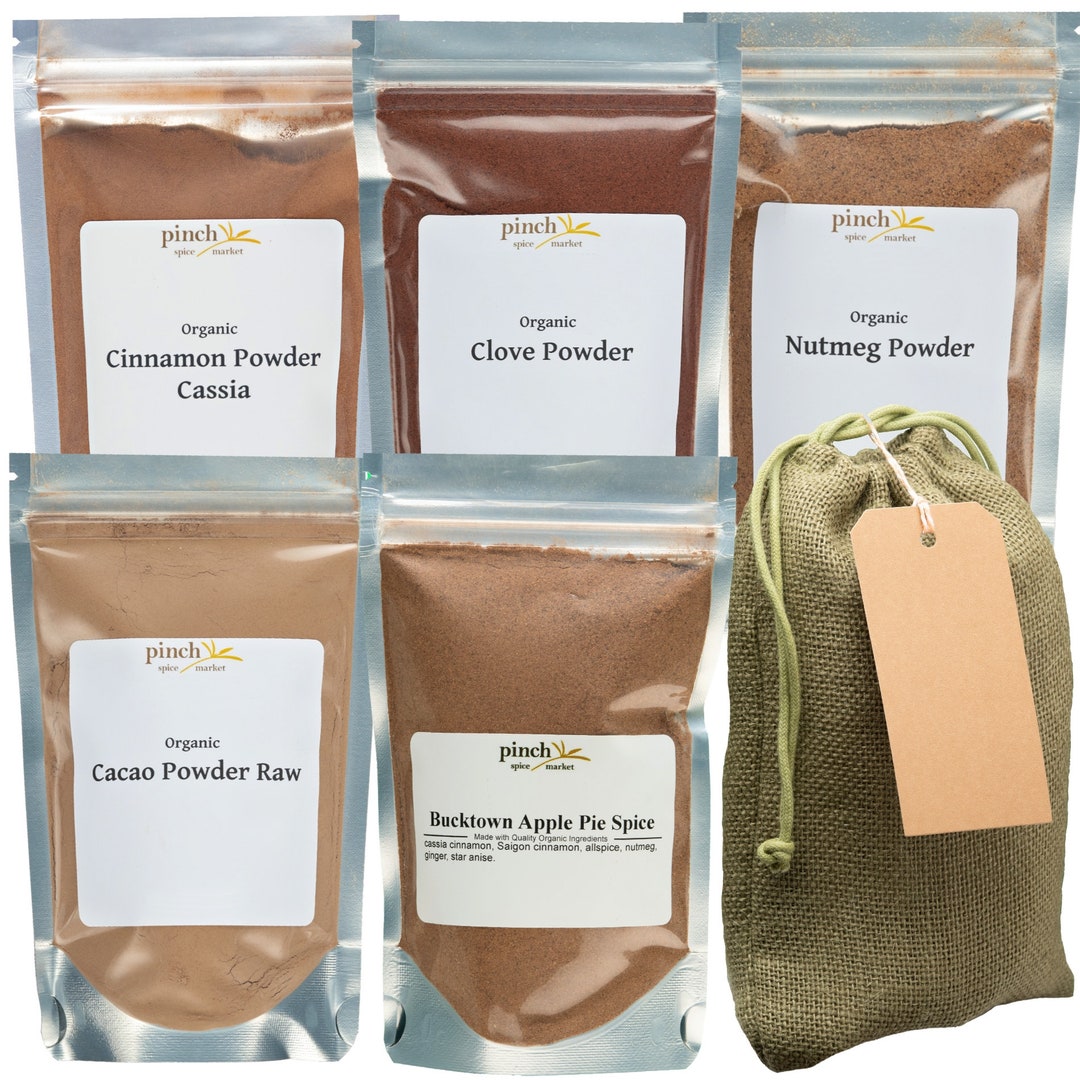 Organic Baking Spices Bundle 5pack Best Gift for Bakers Etsy