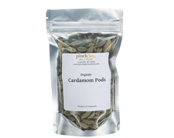 Organic Green Cardamom Pods (Whole)