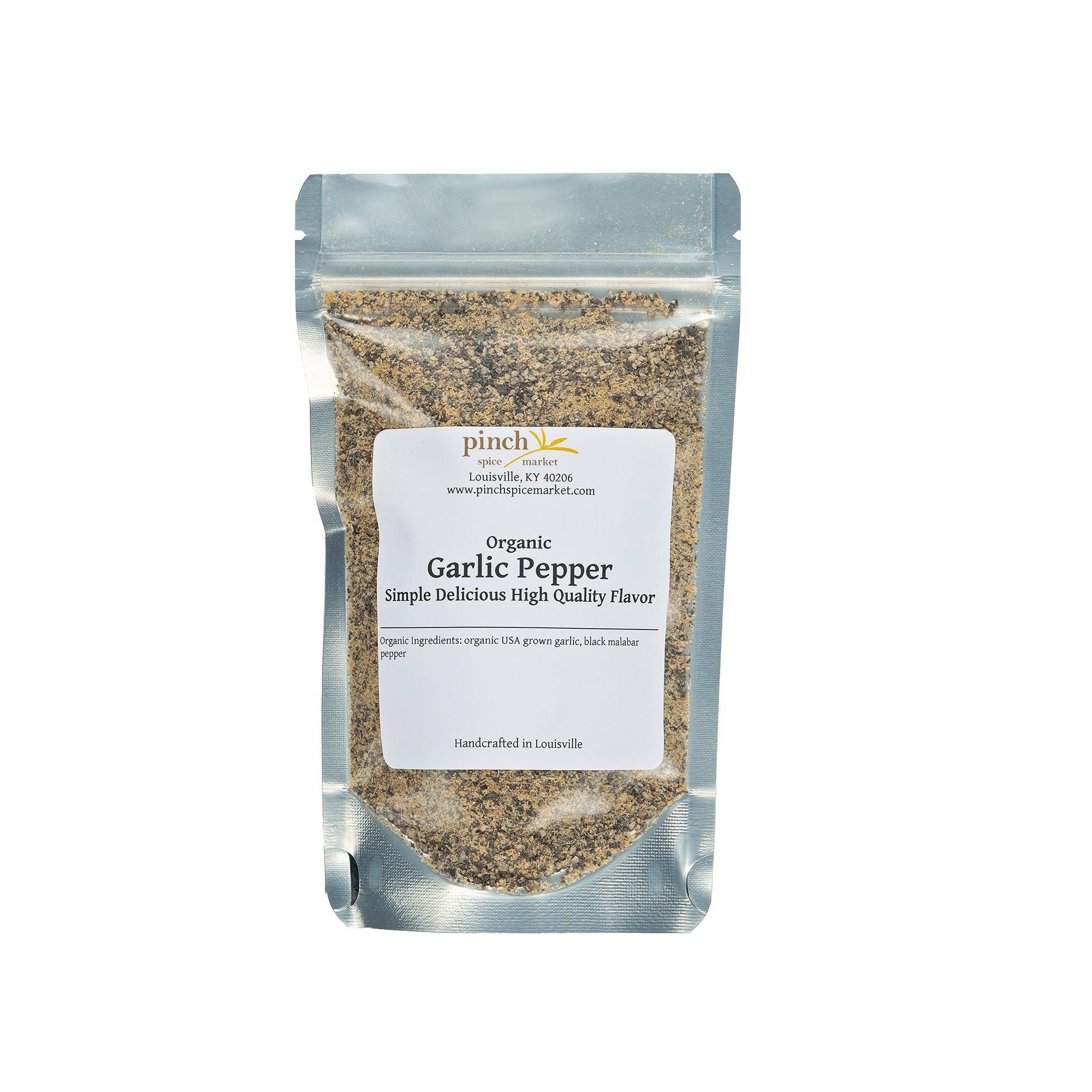Organic Garlic Pepper | USA Grown + Salt Free