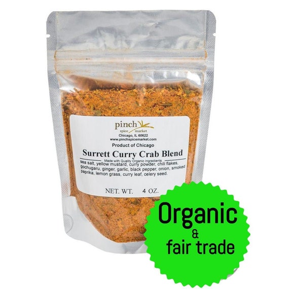 Organic Curry Crab Seasoning (aka Organic Surrett Singapore Spice)