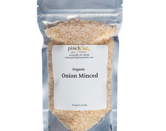 Organic Minced Onion | High Quality Organic Spices