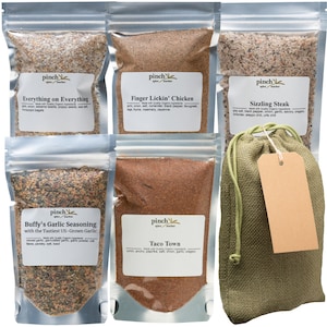 Best-Selling Organic Spices Bundle | Beloved Pinch Spice Market Flavors | Gift for Foodies