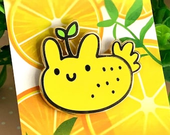 Sea Lemon Nudibranch Enamel Pin