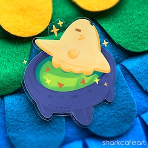 Guacamola Mola Mola Sunfish CLEAR Sticker