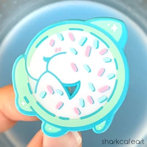 Shyshark Enamel Pin | Relatable Sharks | Donut Shark