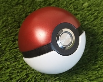 Realistic Pokeball Ring holder with light-up button w hinge. proposal ring case, with display stand, wedding gift ideas, options available