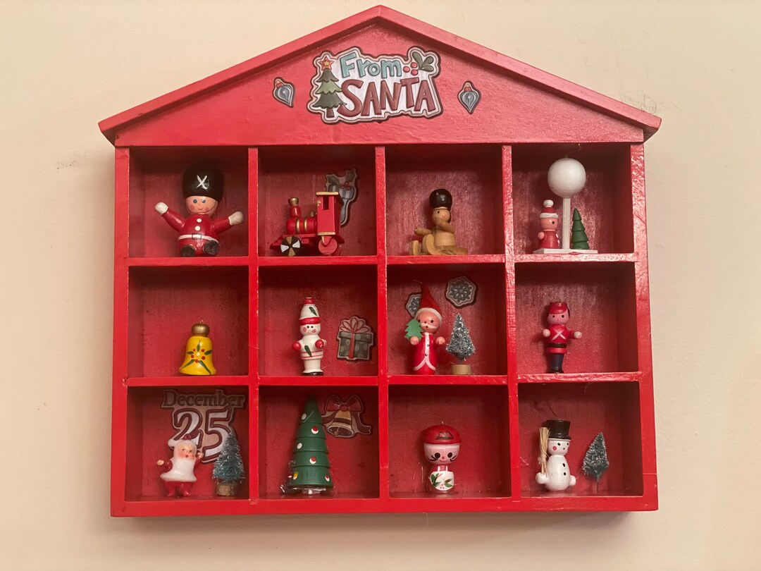 Kitschy Christmas Knick Knack Shelf Etsy