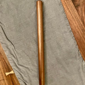 Handmade Straight French Rolling Pin made from walnut hardwood